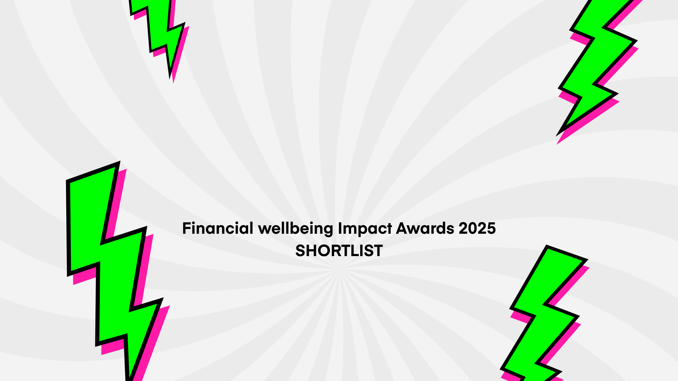 Financial Wellbeing Impact Awards 2025: Shortlist
